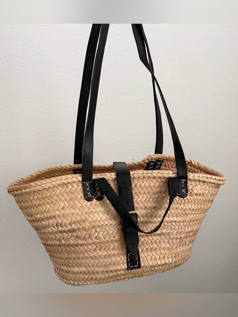 Woven Rattan Tote Bag - Picture 4 of 7